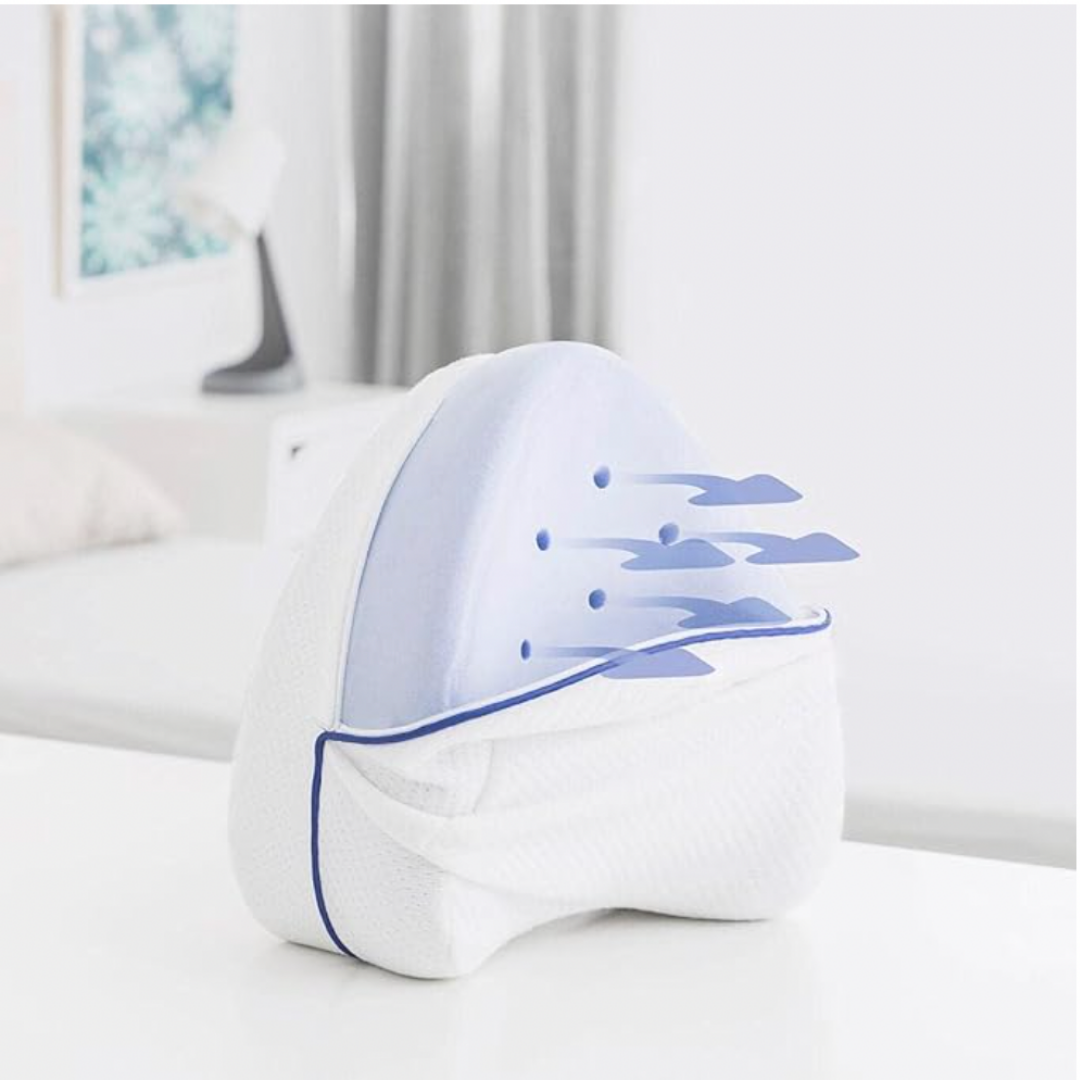 כרית ברכיים - קצף זיכרון ויישור עמוד השדרה