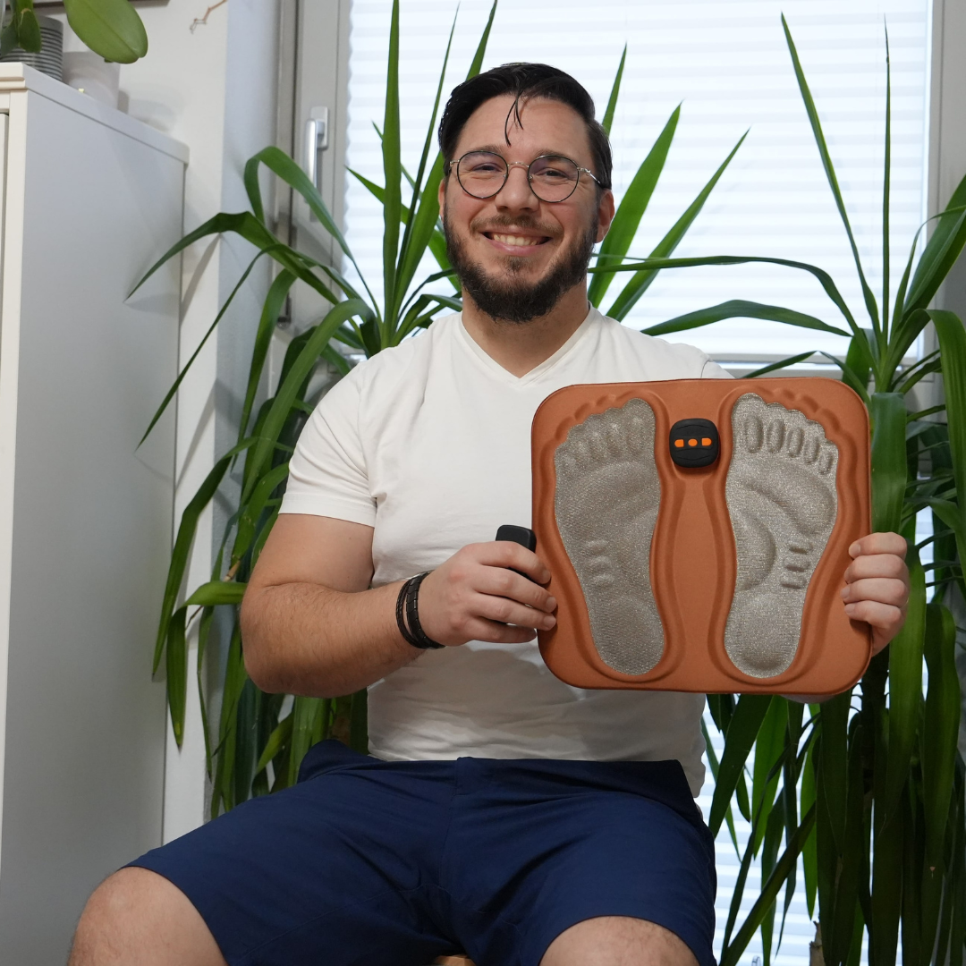 מכשיר EMS לעיסוי כף הרגל - לשיכוך כאבים מתמשכים