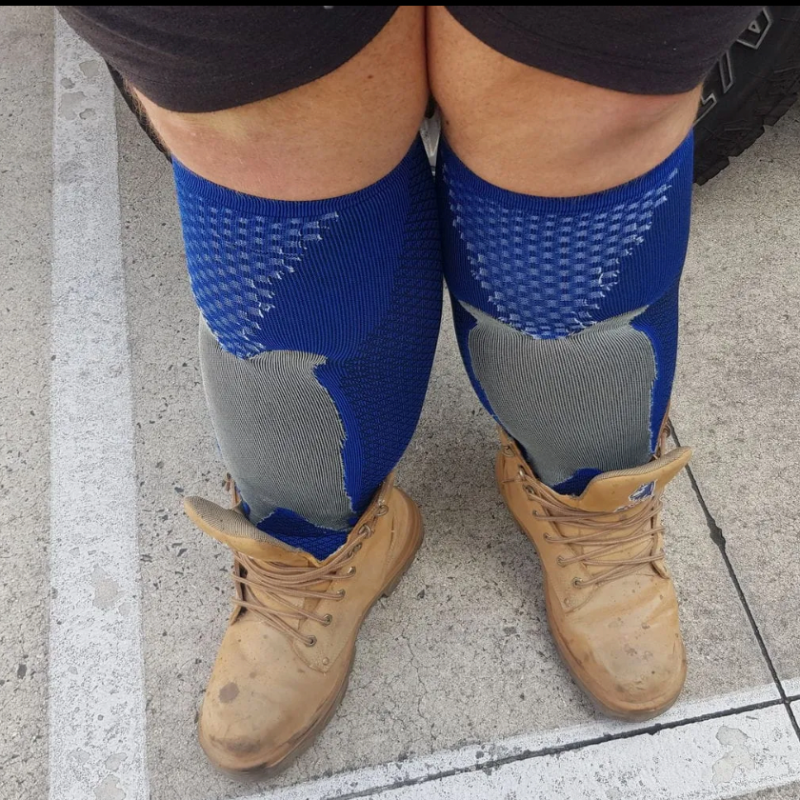 גרבי לחץ לשיפור זרימת הדם והקלה בכאבי רגליים