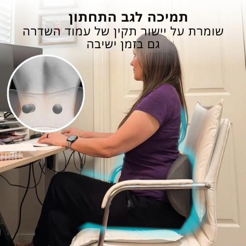 SpineRelief – מכשיר טיפולי מתקדם 3-ב-1 לגב