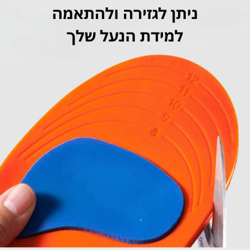 אורתוסול - מדרסים אורתופדיים לתמיכה משופרת והקלה בכאבי רגליים