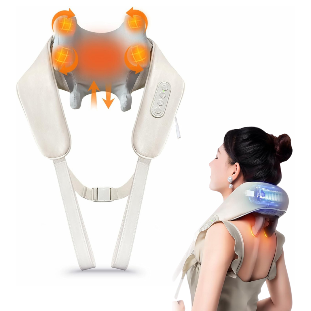 המעסה האישי שלכם - מכשיר העיסוי המתקדם לצוואר ולכתפיים