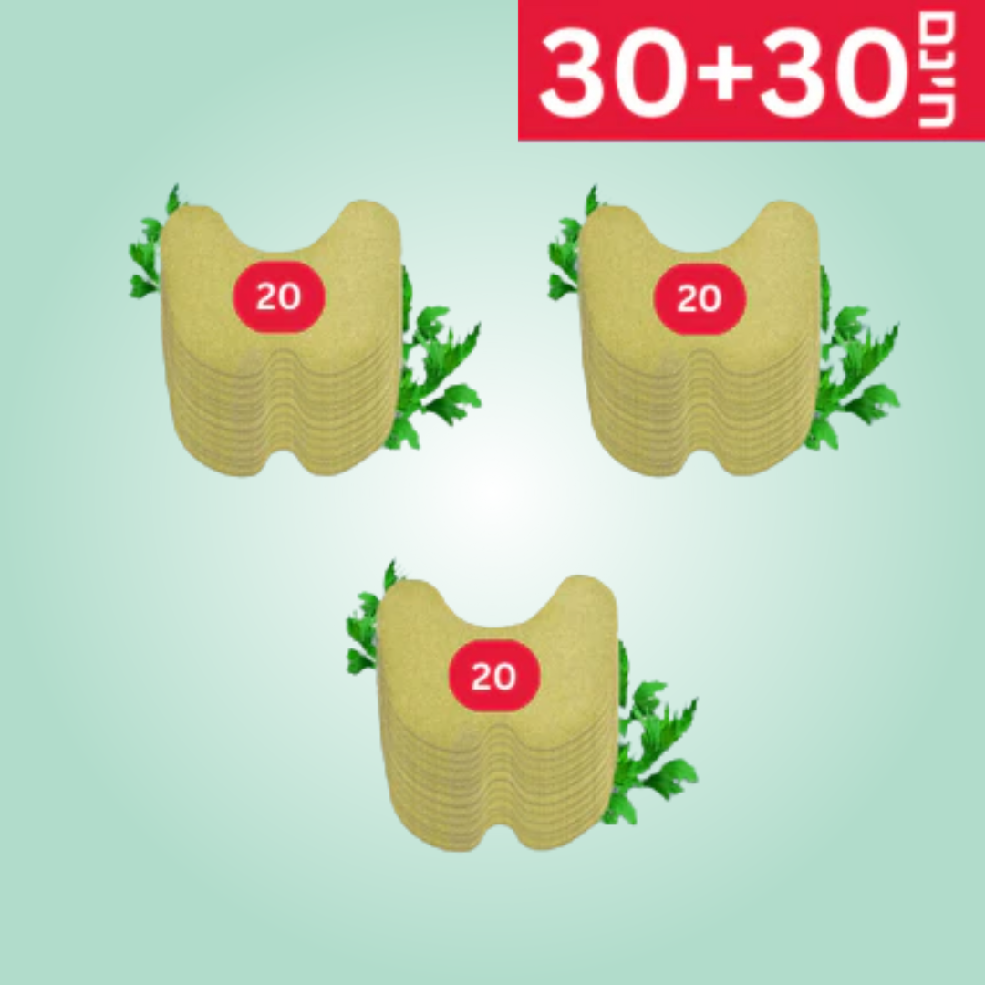 Knee Ease מדבקות טבעיות להקלה בכאבי ברכיים