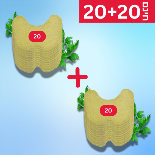 Knee Ease מדבקות טבעיות להקלה בכאבי ברכיים