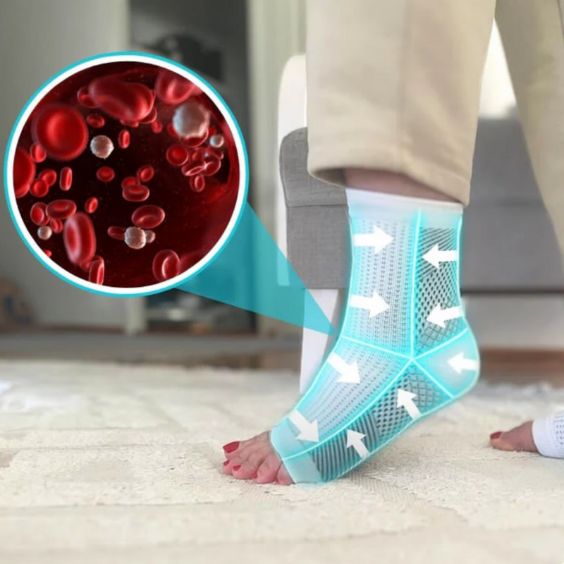 OrthoSocks - גרבי לחץ לשיפור זרימת הדם והקלה בכאבי רגליים